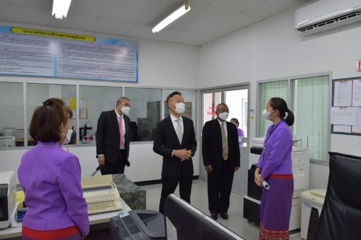 "ปธ.ฎีกา" ตรวจเยี่ยม-มอบนโยบายศาลภาค 5 พร้อมรับฟังปัญหาจากผู้ปฎิบัติงาน