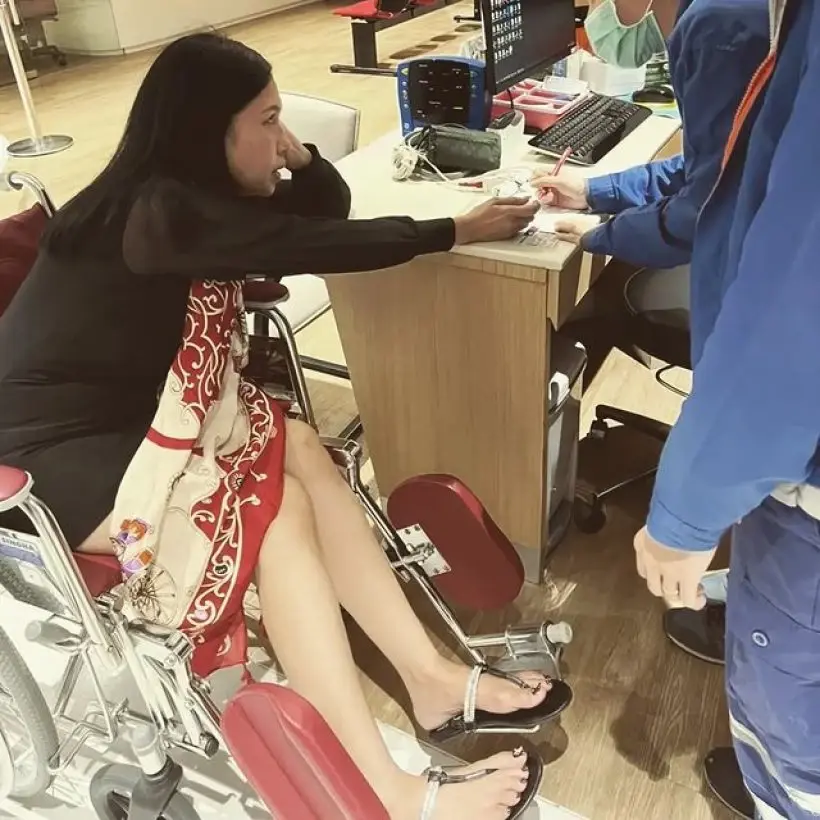 ฟาดเคราะห์ “เอ้ ชุติมา”  ประสบอุบัติเหตุ เจ็บหนัก ถึงขั้นทำกายภาพ