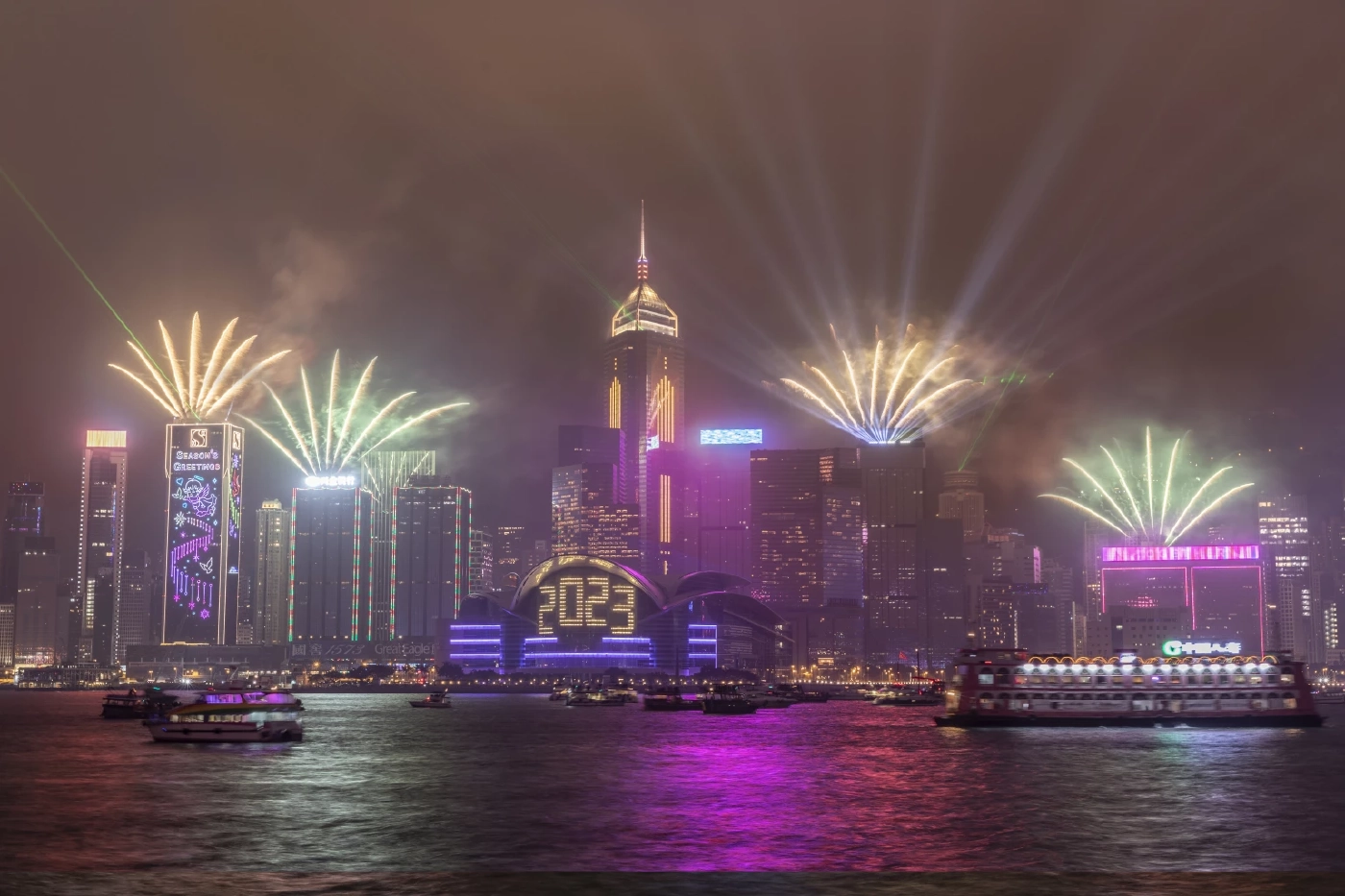 Hong Kong New Year Countdown Celebrations