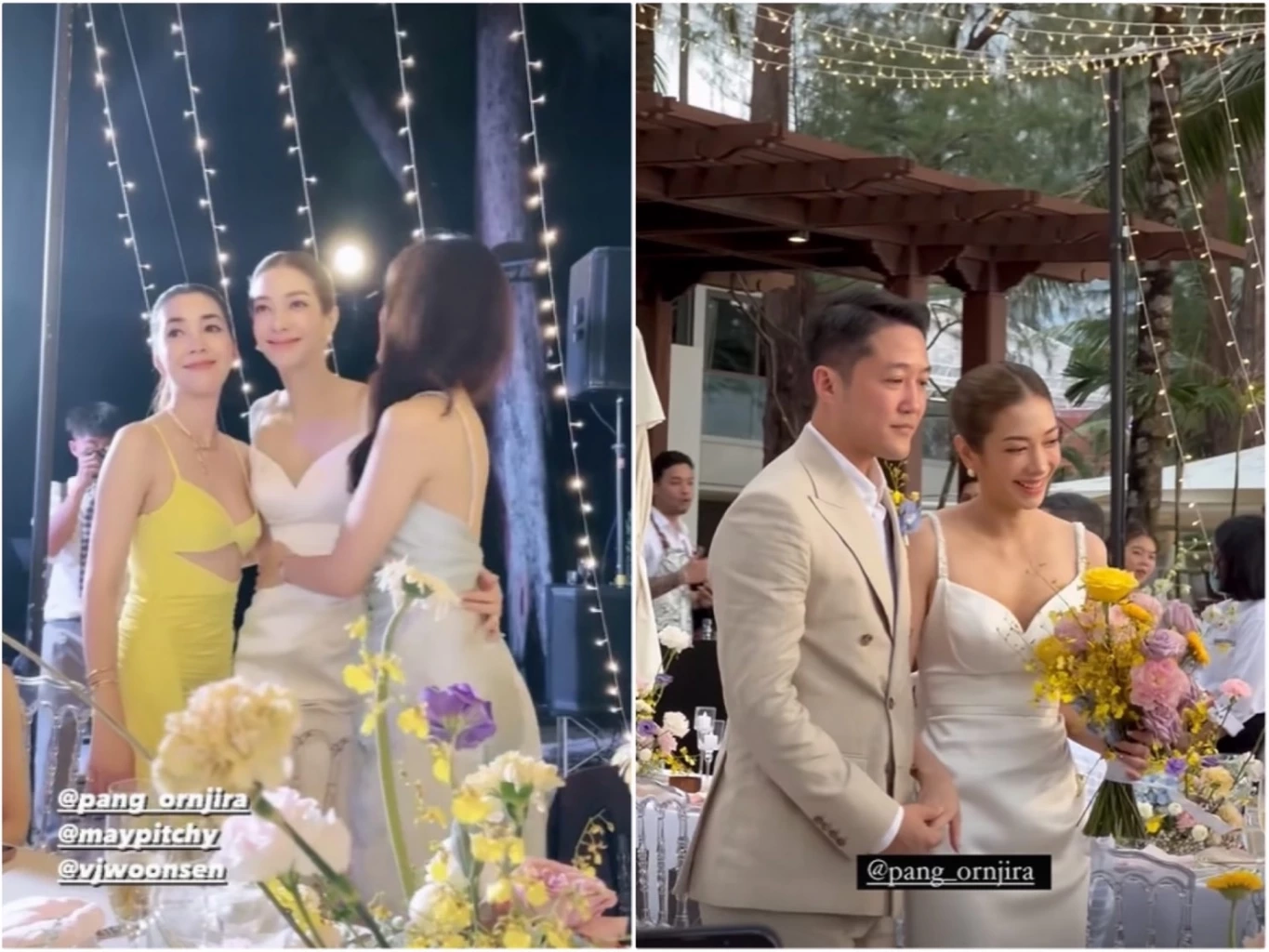 แป้ง อรจิรา  ควงสามี  ไลโอเนล ลี  ฉลองวิวาห์หวานริมทะเล คนบันเทิงร่วมยินดี