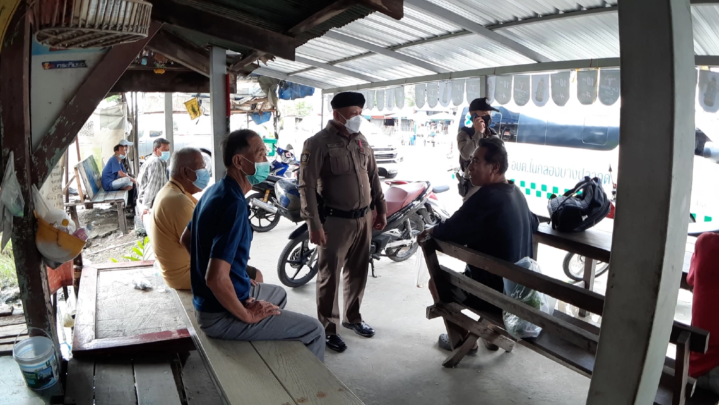 บริเวณจุดที่เกิดเหตุ