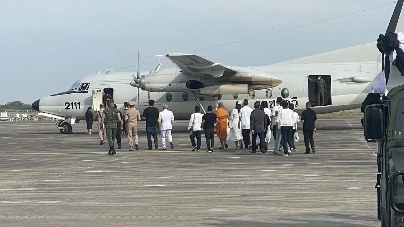 ทร.รับร่าง 4 กำลังพล "เรือหลวงสุโขทัย" เพื่อประกอบพิธีอย่างสมเกียรติ