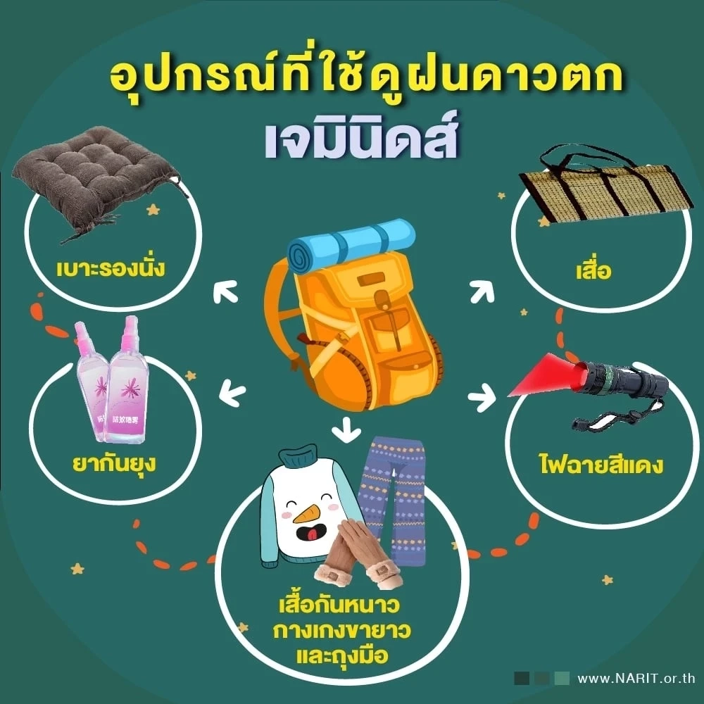 NARIT ชวนชม “ฝนดาวตกเจมินิดส์” ดูดาวท้าลมหนาว 14 ธ.ค.นี้