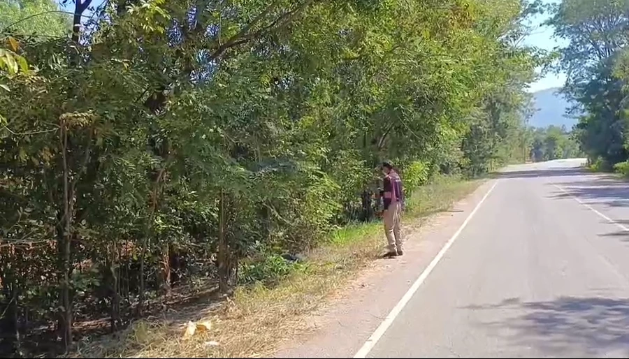 ผงะ! พบสาวสวยนิรนามถูกฆ่ารัดคอ ทิ้งร่างหมกป่าริมทางข้างป้อมตำรวจ