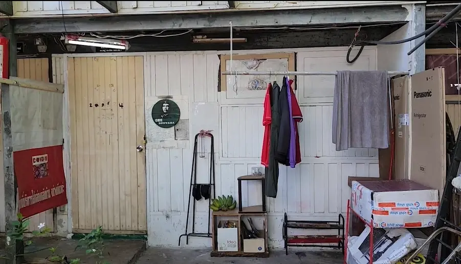 บ้านพักของ ด.ต.พิชิต ผู้เสียชีวิต