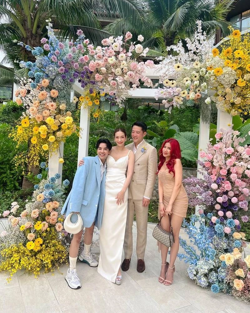 แป้ง อรจิรา  ควงสามี  ไลโอเนล ลี  ฉลองวิวาห์หวานริมทะเล คนบันเทิงร่วมยินดี