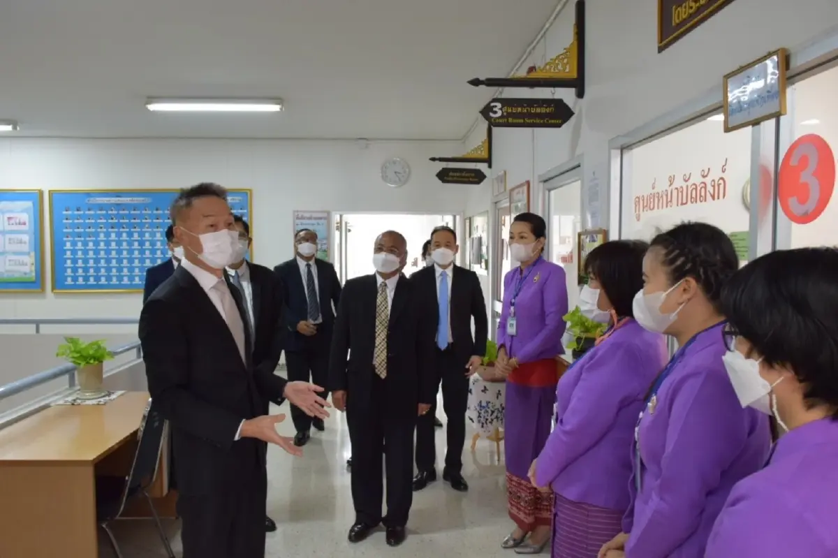 "ปธ.ฎีกา" ตรวจเยี่ยม-มอบนโยบายศาลภาค 5 พร้อมรับฟังปัญหาจากผู้ปฎิบัติงาน