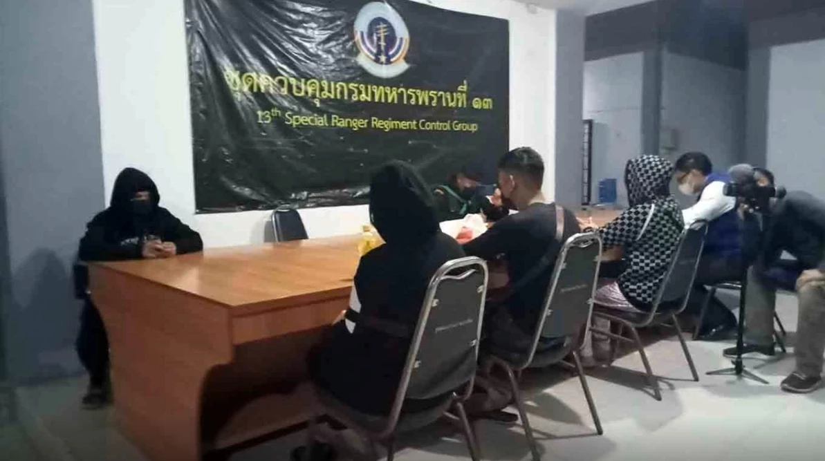 นำตัวไปสอบสวน ที่กองร้อยทหารพรานที่ 1302 