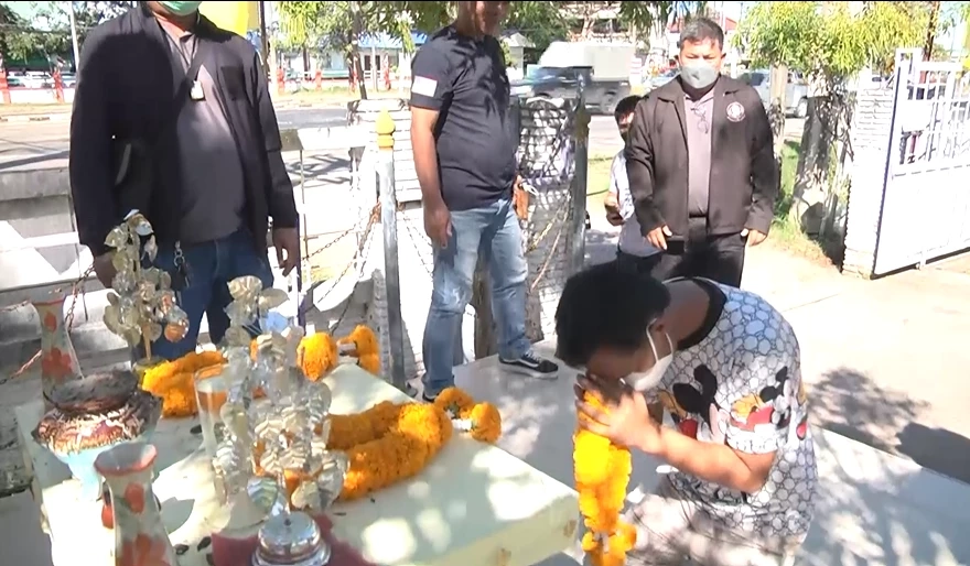 นายประพันธ์ ผู้ต้องหาขโมยรูปปั้น “พระนารายณ์” 