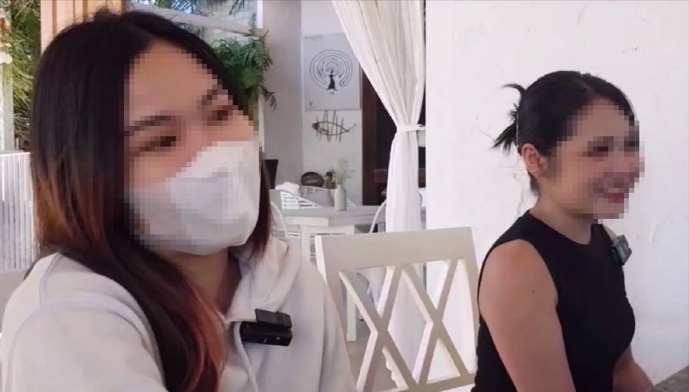 สาวเอนฯ ที่พบกับสื่อ