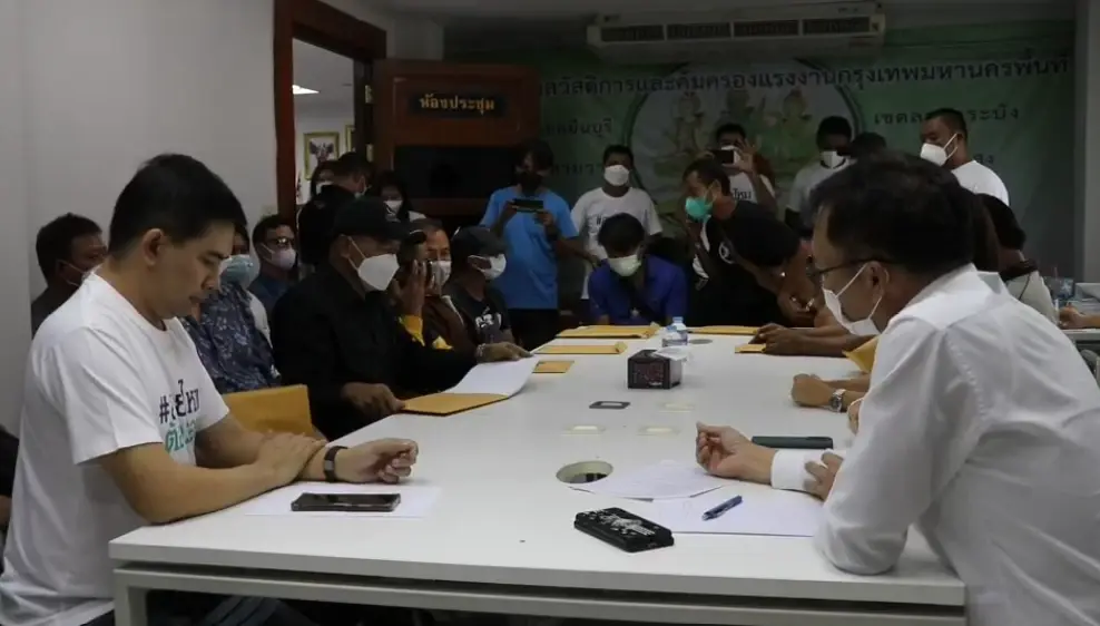 สายไหมต้องรอด พาลูกจ้างบริษัท "ตู้ห่าว" ฟ้องร้องไม่จ่ายเงินเดือน