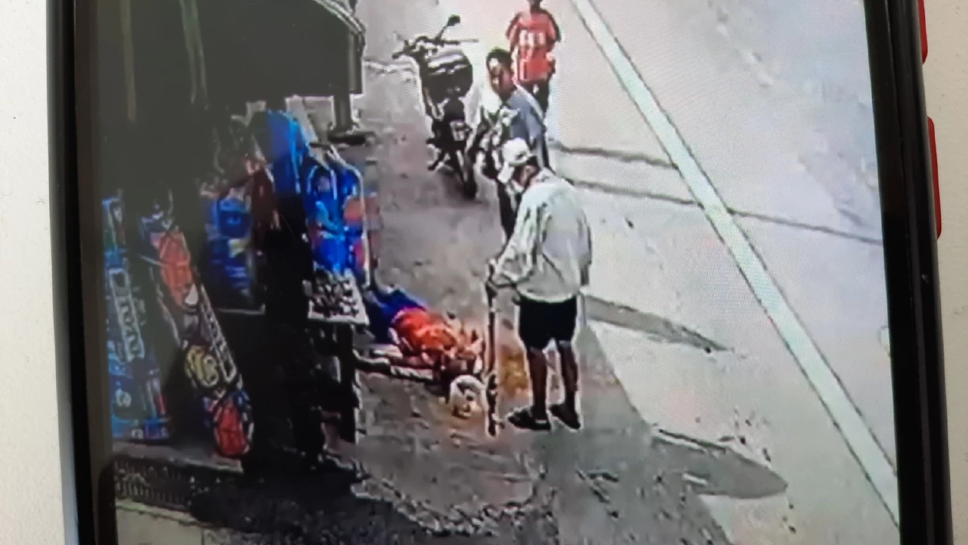 วงจรปิดจับภาพนาทีที่ก่อเหตุตีหัวเซียนพระ