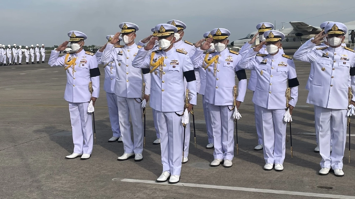 ทร.รับร่าง 4 กำลังพล "เรือหลวงสุโขทัย" เพื่อประกอบพิธีอย่างสมเกียรติ