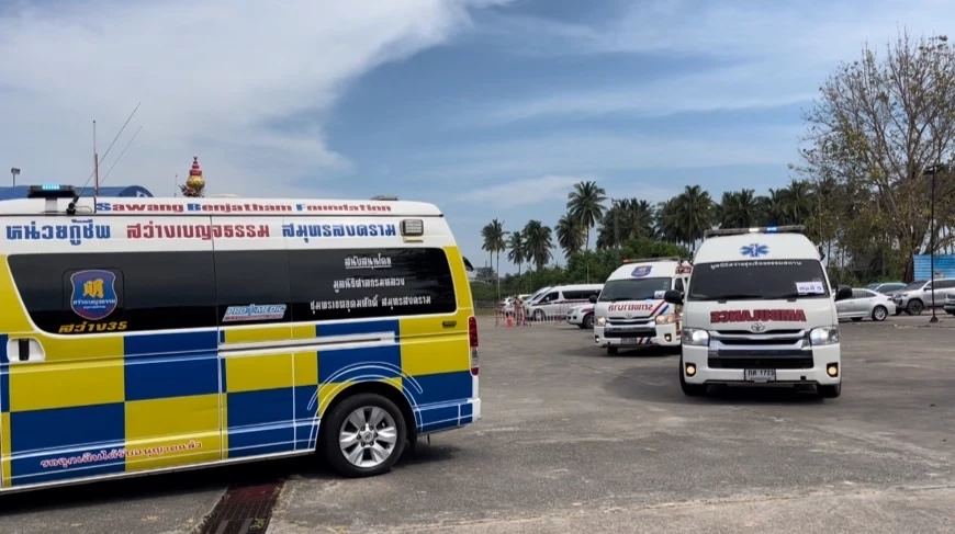 เคลื่อนร่าง 10 กำลังพล ร.ล.สุโขทัย กลับสัตหีบ หลังยืนยันอัตลักษณ์บุคคลแล้ว