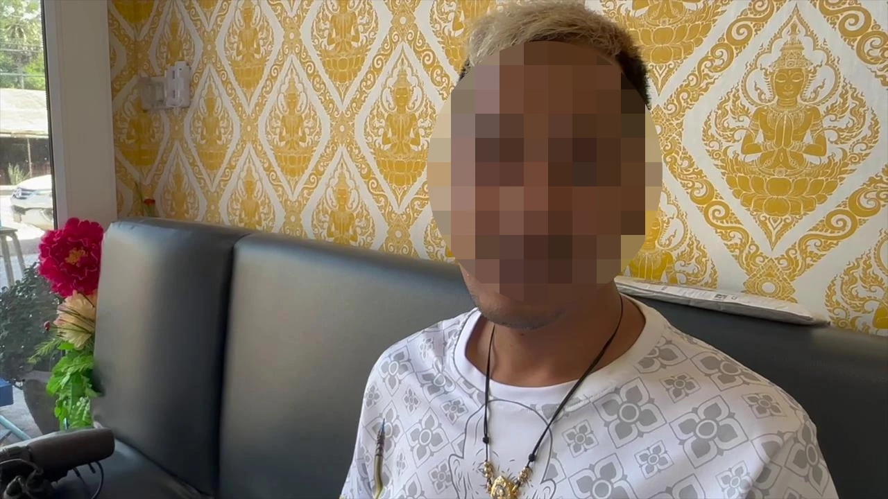 นายทินกร โนรีวรรณ อายุ 33 ( เฮีย เบียร์ ) เจ้าของติ๊กต๊อกดังกล่าว