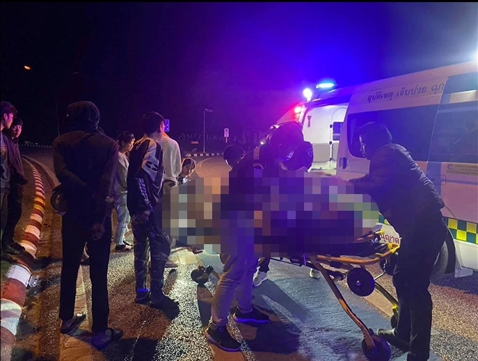 เขยชวนแม่ยายล้อมวงดื่มรับลมหนาว เกิดเขม่นโจ๋ เข้าช่วยแม่ยายถูกแทงดับ