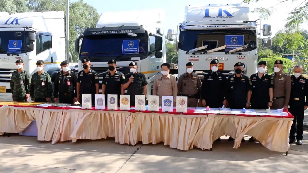 ตำรวจ ปส. เปิดปฏิบัติการทลายเครือข่ายยาเสพติดอีสาน ยึดทรัพย์กว่า 2,400 ล้าน