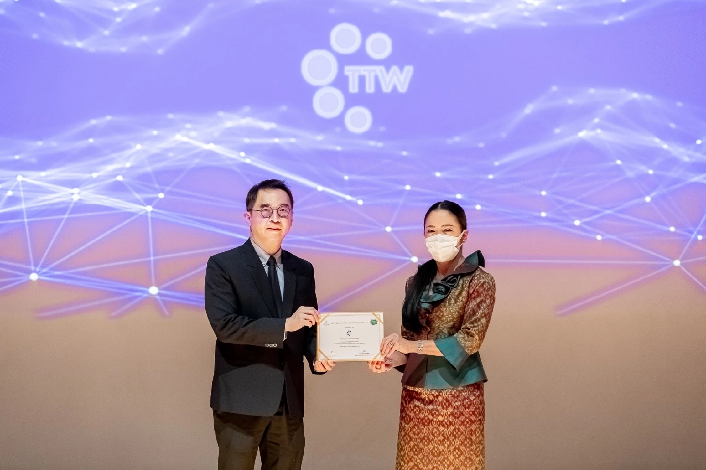 TTW รับรางวัลเกียรติคุณ Sustainability Disclosure Award ประจำปี 2565 