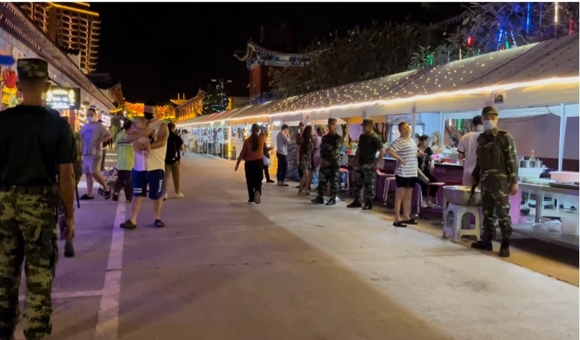 กองกำลังทหาร คอยอารักขา &quot;จ้าว เหว่ย&quot; ประธานเขตเศรษฐกิจพิเศษสามเหลี่ยมทองคำ 