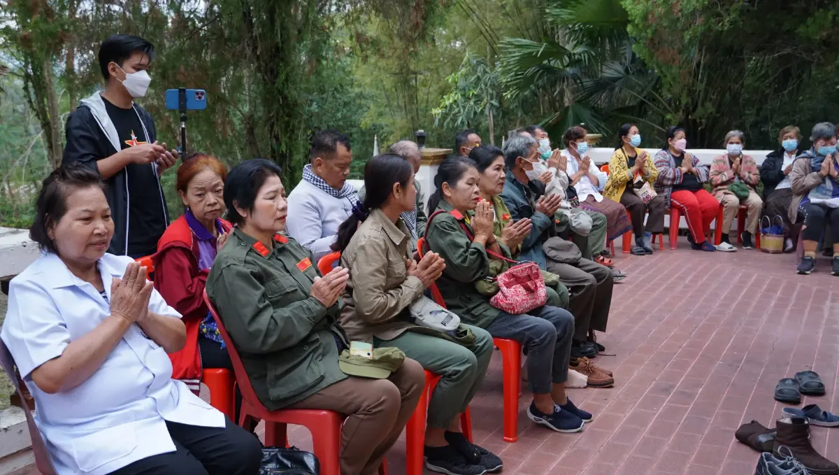 บรรจุอัฐิ 2 อดีตสหาย"วงคาราวาน" จัดงานรำลึกวีรชนปฏิวัติเขตภูซาง 25 ปี