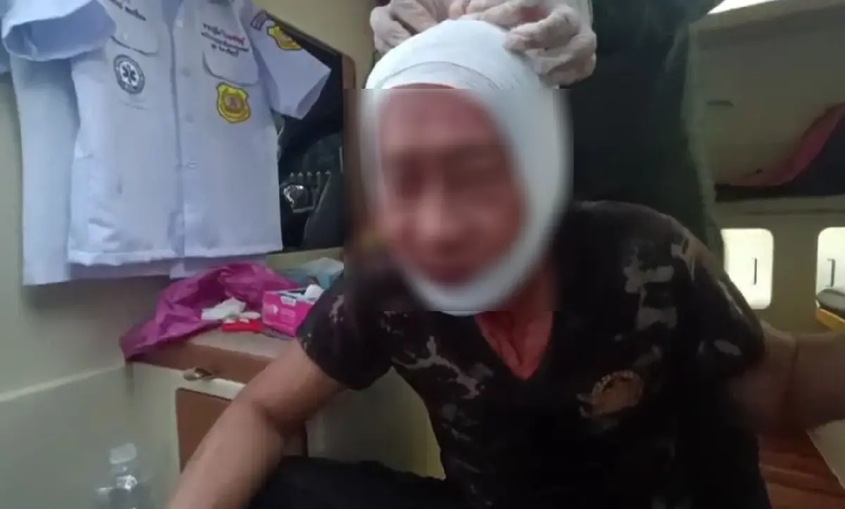 นายสุพจน์ (สงวนนามสกุล) ผู้บาดเจ็บ