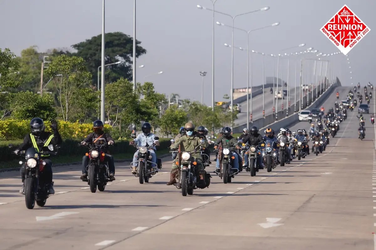 เก็บตกภาพบรรยากาศ สุดยอดงานรวมพลคนขี่ "รอยัล เอ็นฟีลด์" ทั่วประเทศไทย