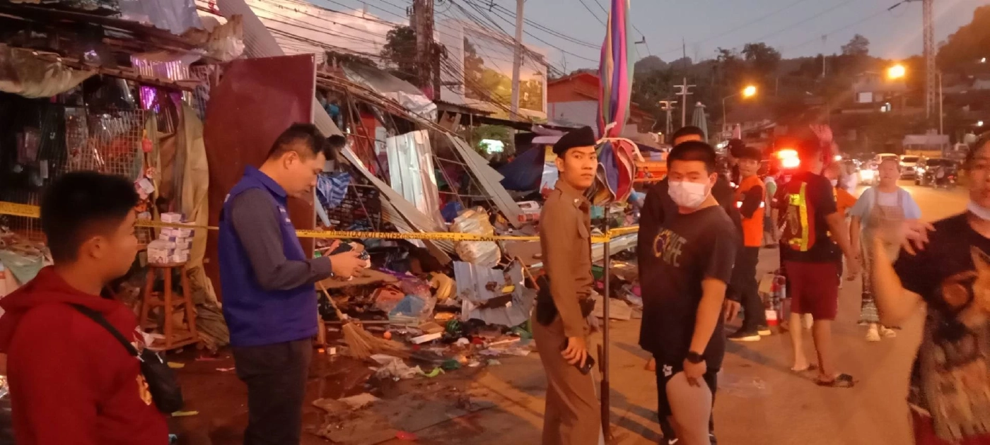 ด่วน! เกิดเหตุระเบิดหน้าร้านสะดวกซื้อ อำเภอปางมะผ้า เจ็บ 2 ราย (มีคลิป)