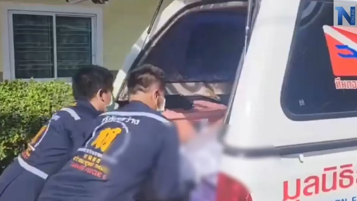 หนุ่มสาธารณสุข ใช้มีดแทงอก-ผูกคอซ้ำ ดับคาห้องพัก
