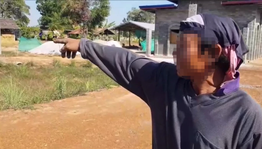 นายวันชัย จันทร์แดง อายุ 56 ปี ชาวบ้านที่มีบ้านฝั่งตรงข้ามศาลาที่เกิดเหตุ