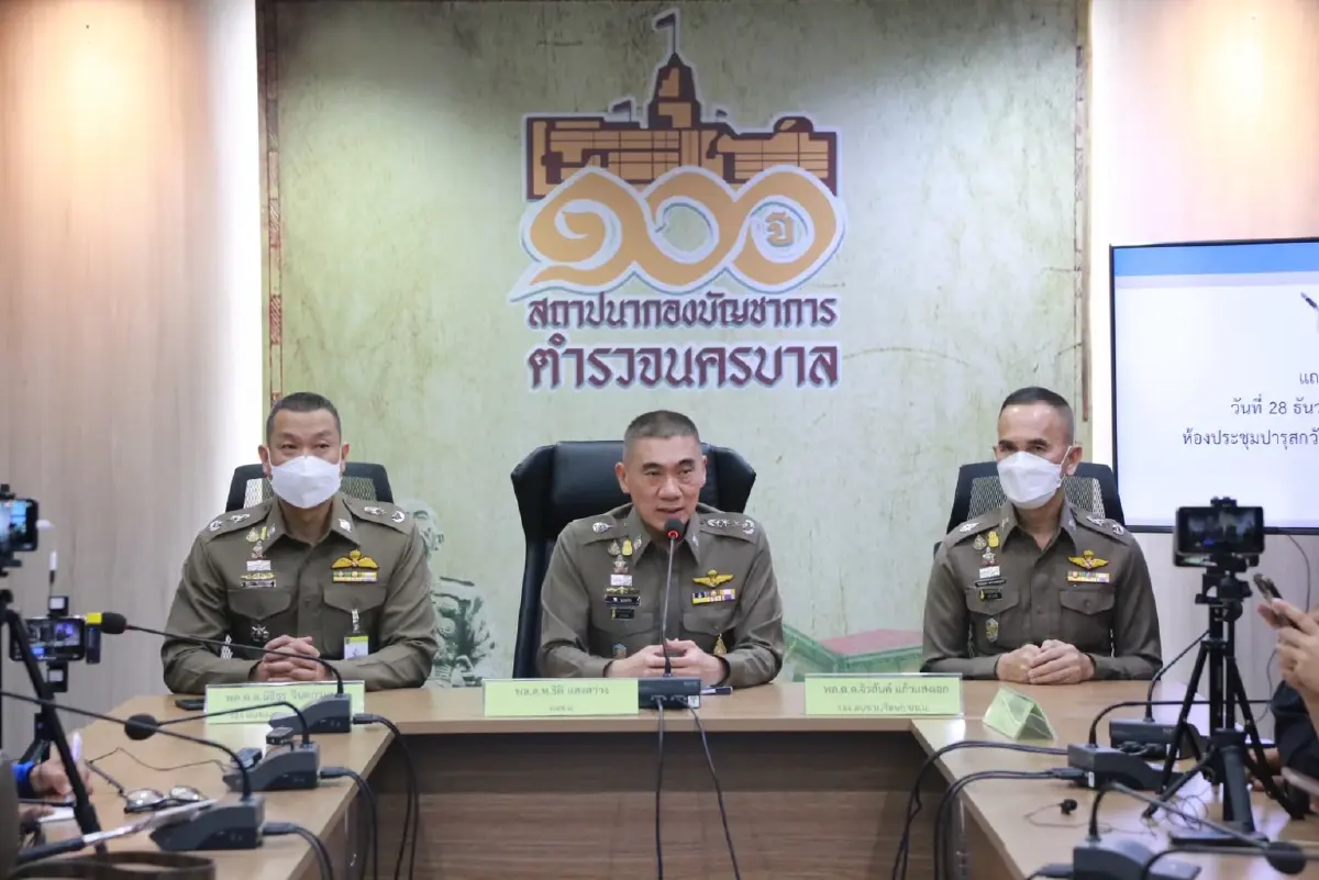 การแถลงคดีผับจินหลิงของ ผบช.น.