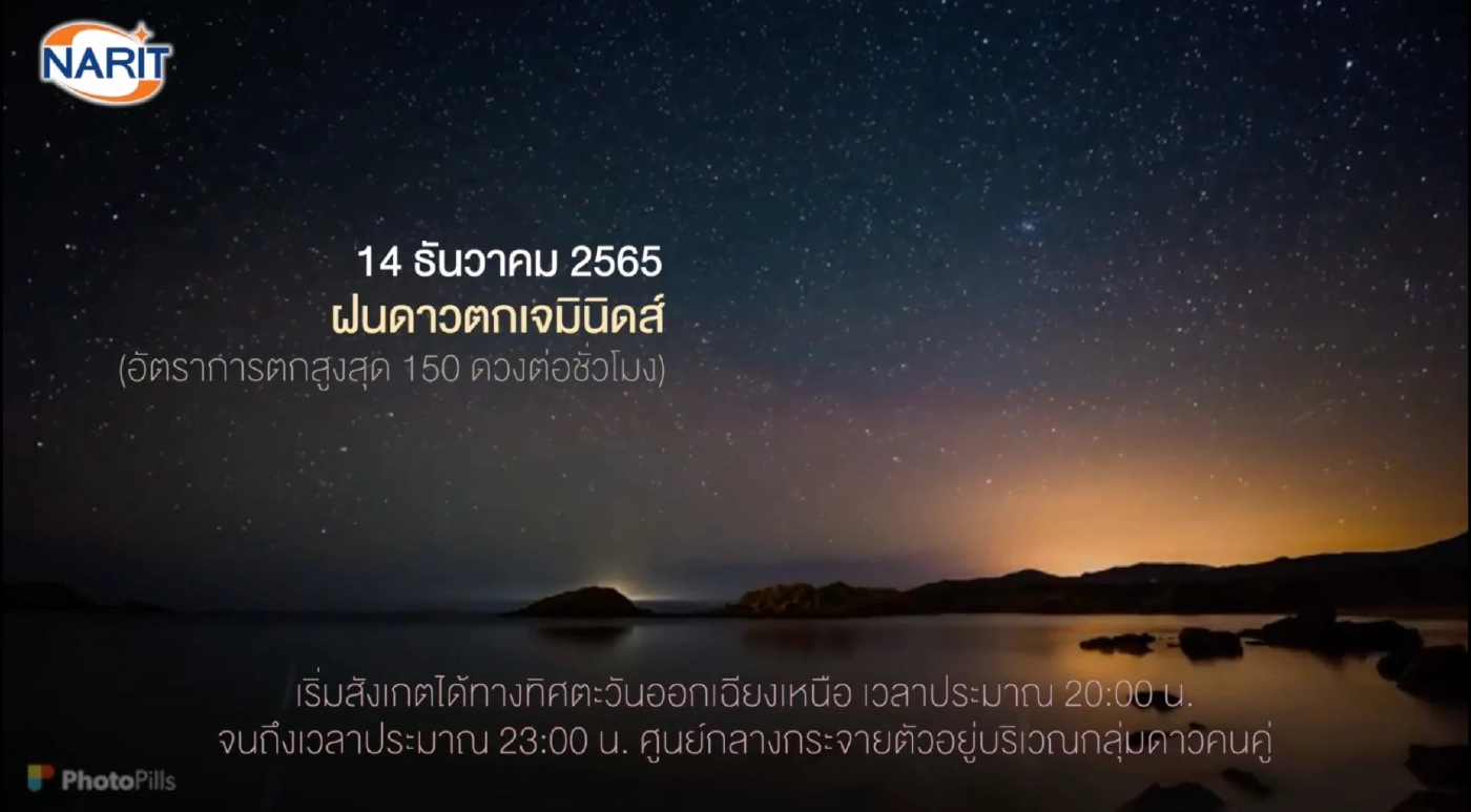 ฝนดาวตกเจมินิดส์ ชมประมวลภาพสวยๆ "ปรากฏการณ์ฝนดาวตก" เมื่อคืนที่ผ่านมา 