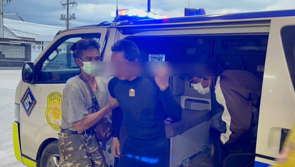 หวาดเสียว! หนุ่มดวงซวยทำปืนยิงปลาลั่น ลูกดอกปักแก้มทะลุจมูก