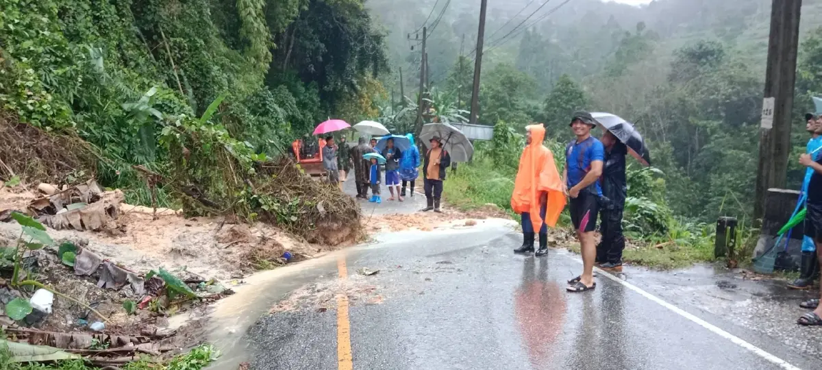 ฝนตกดินสไลด์ จ.ยะลา