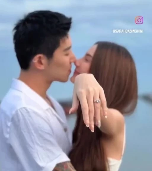 ซาร่า คาซิงกินี และสามี แดริล ยัง