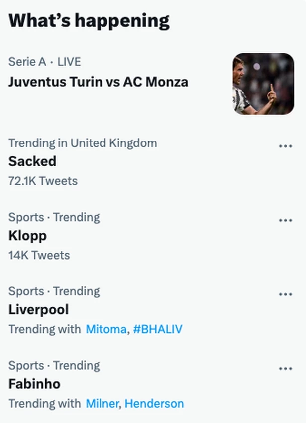 กระแสปลด "คล็อปป์" ขึ้นเทรนด์ทวิตเตอร์ หลัง ลิเวอร์พูล บุกพ่าย ไบรท์ตัน