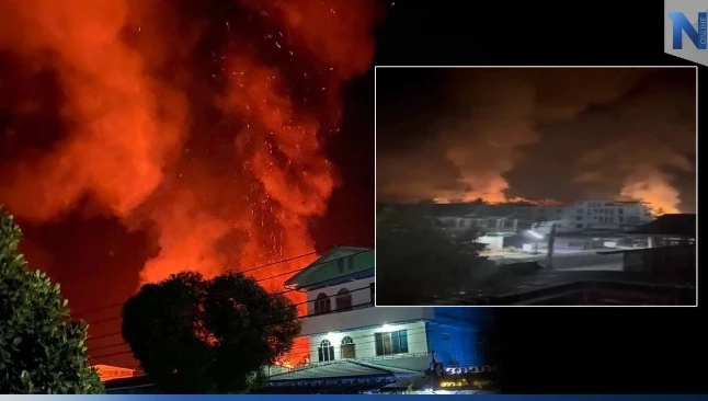 เดือด! เมียนมาประกาศกฎอัยการศึกในพญาตองซู หลังถูกบุกเผาสถานที่ราชการซ้ำ