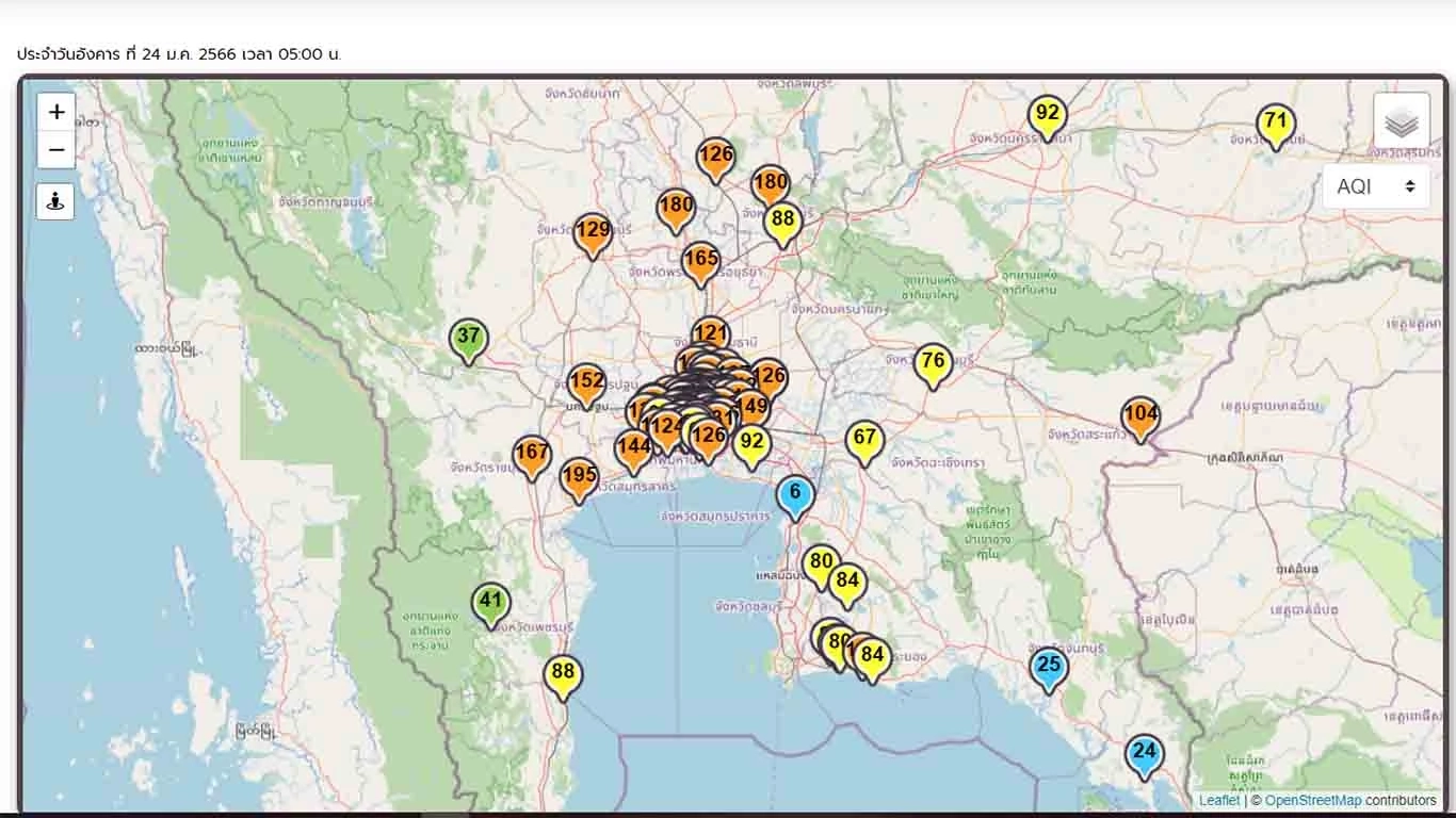 เกษตรกรเผาไร่อ้อยทั่ว จ.สระแก้ว ขี้เถ้าปลิวเกลื่อน ฝุ่น PM 2.5 เกินค่ามาตรฐาน