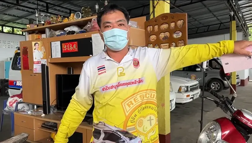 นายวรรณชาติ ภัทรสุทธิกุล เจ้าหน้าที่กู้ภัยที่เห็นเหตุการณ์