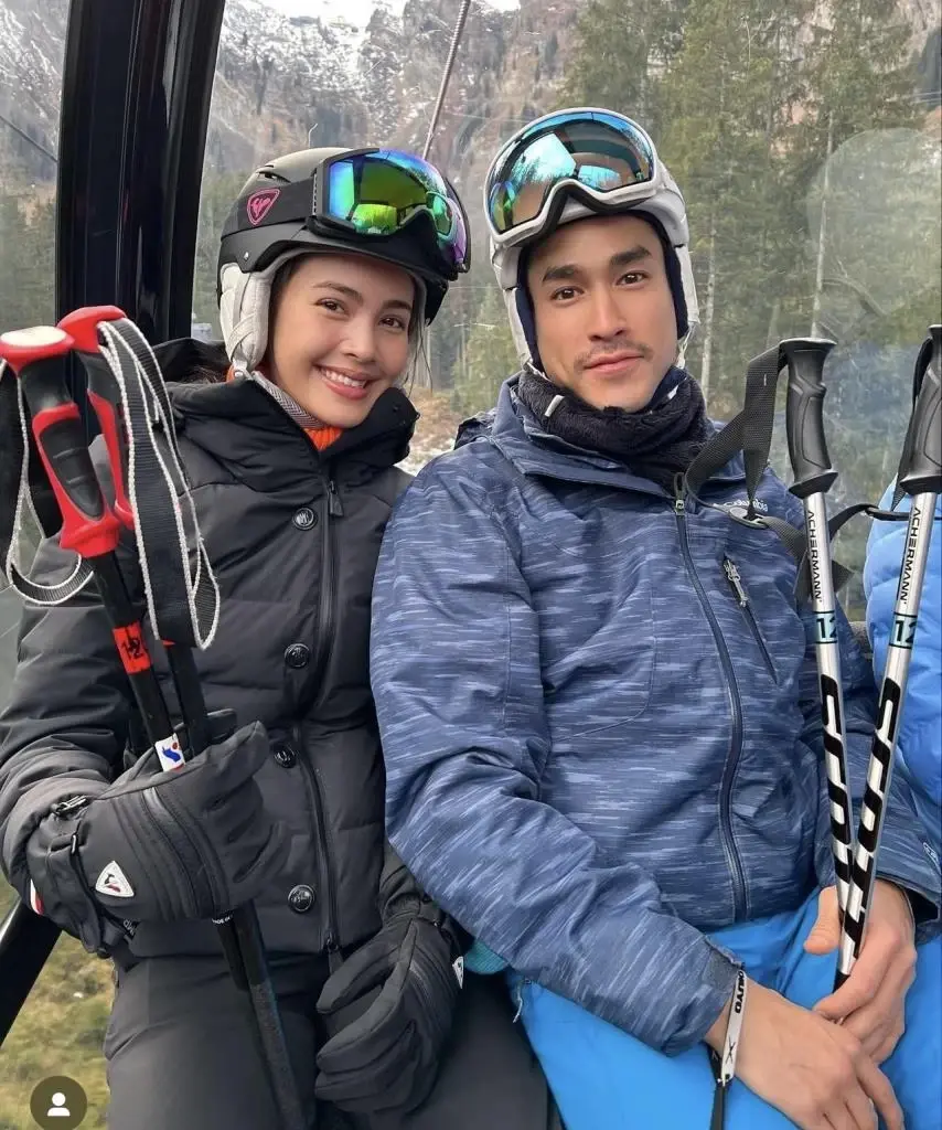 ณเดชน์-ญาญ่า เสริฟความหวาน ท้าลมหนาวจุ๊บแก้มออกสื่อ แฟนๆแห่แซวสนั่น