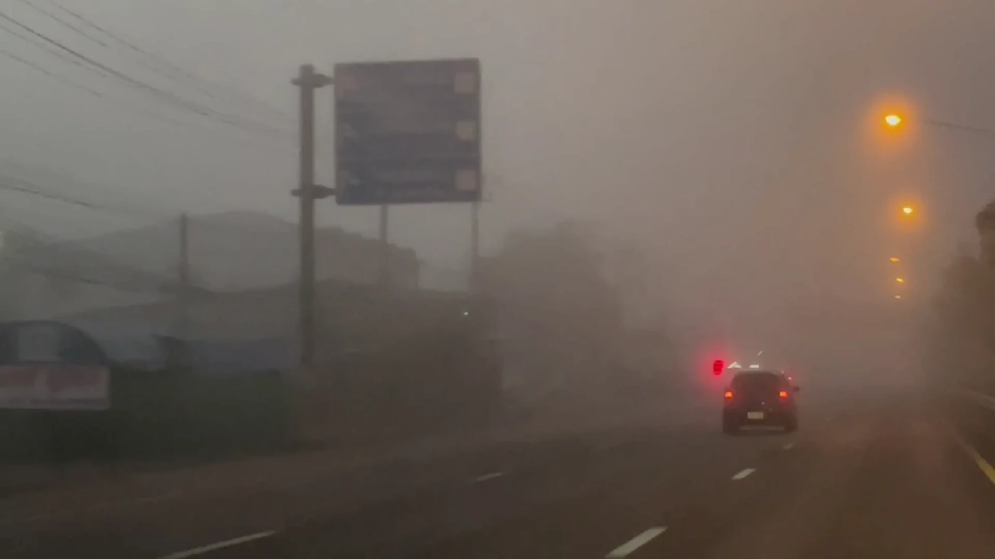 สภาพทัศนวิสัย บนถนนจังหวัดหนองคาย