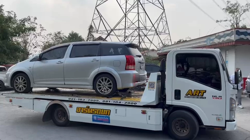 รถยนต์ของผู้เสียชีงิตที่ถูกชิงไปขาย