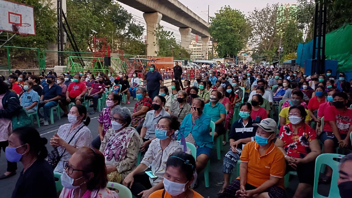 "อนุทิน" ลุยชุมชนโรงปูน ช่วย "ประเดิมชัย" หาเสียง ย้ำ ทุกนโยบายพูดแล้วทำจริง