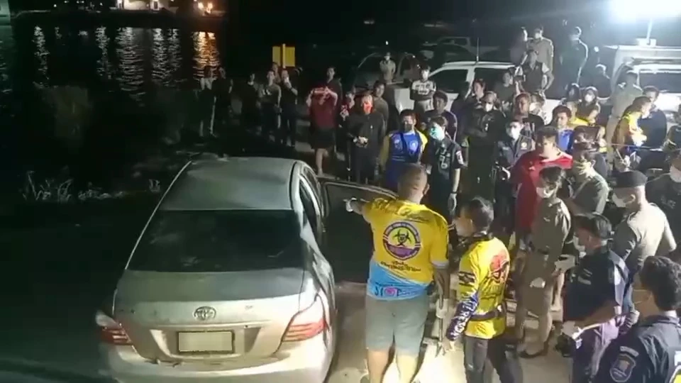 พบศพชายนิรนาม อยู่ภายในรถจมน้ำที่อ่างเก็บน้ำบางพระ