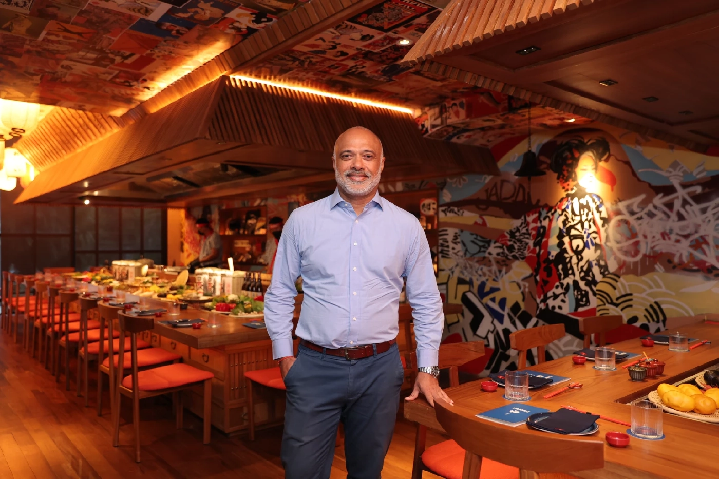 คุณ โรหิต สัชเดว์ ผู้ก่อตั้งและกรรมการผู้จัดการของ Soho Hospitality “Yankii Robatayaki and Bar