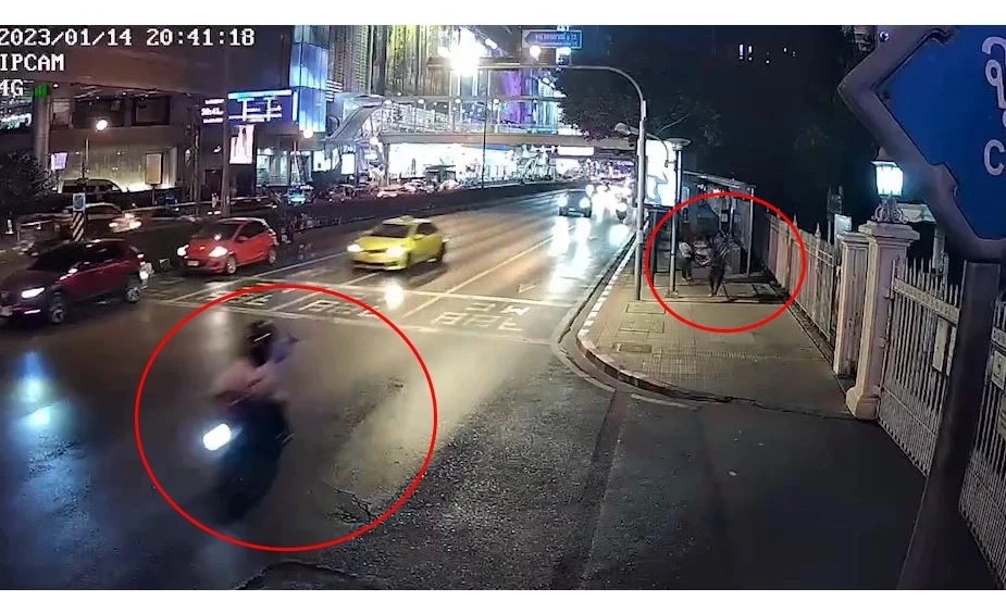 คลิปวงจรปิดวันเกิดเหตุ