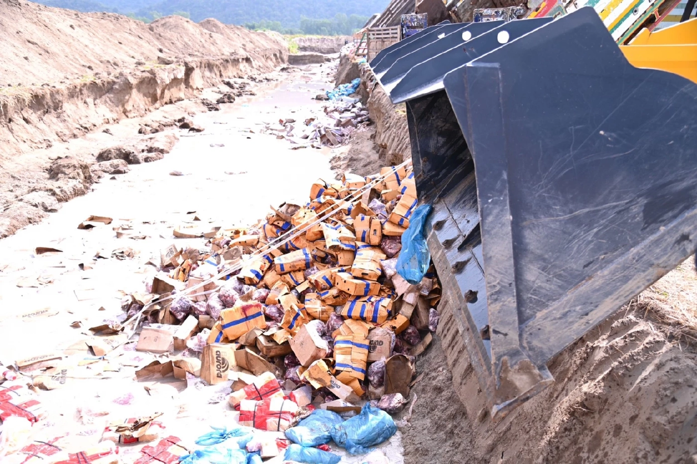 ก.เกษตรฯ ฝังทำลายหมูเถื่อน 7 แสนกก. สูงสุดเป็นประวัติการณ์