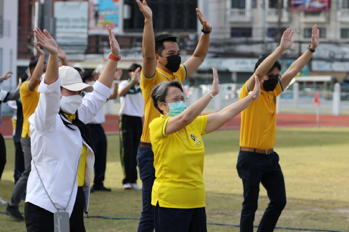 "สุวัจน์"สุดฟิตเนรมิตโคราชเมืองกีฬา ร่วมเดิน-วิ่ง 100 ปี ราชภัฏโคราช