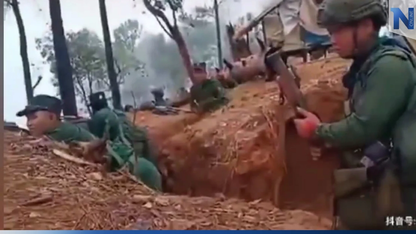 แฟ้มภาพ  การสู้รบชนกลุ่มน้อยในเมียนมา 