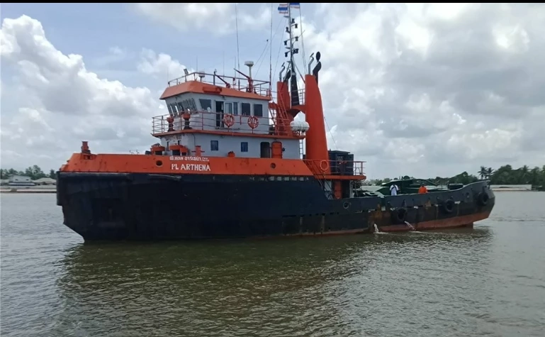  &quot;เรือ พีแอล อาร์เธน่า&quot; ที่ประสบเหตุอับปาง