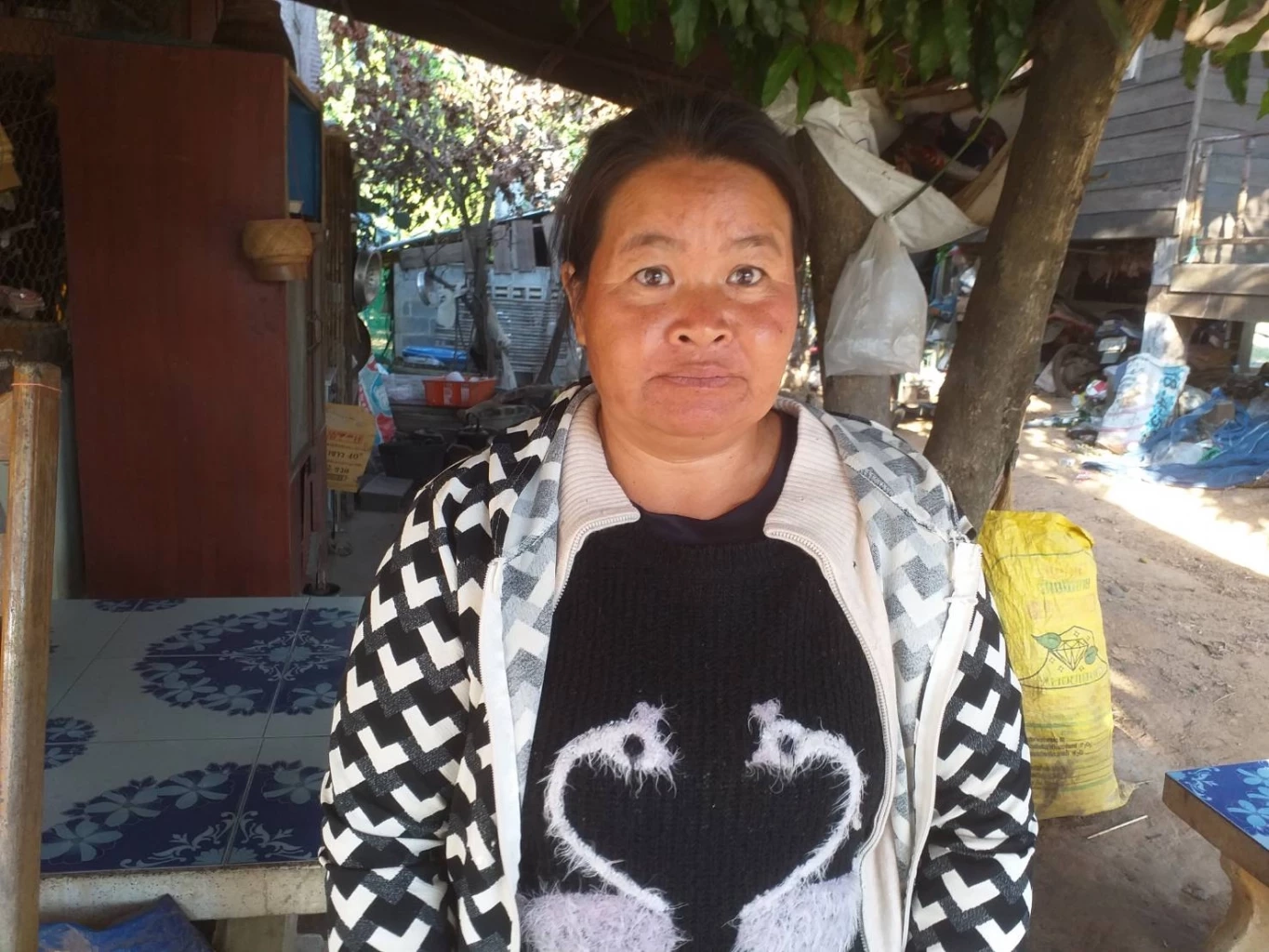 นางพิศมัย น้องสาว ภรรยาคนขับรถตู้ที่เสียชีวิตยกครัว พ่อ แม่ ลูก